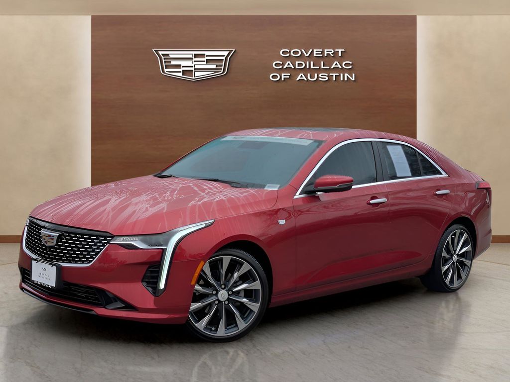 Radiant Red Tintcoat 2025 Cadillac CT4 Premium Luxury AWD Sedan All-Wheel Drive 8-Speed Automatic