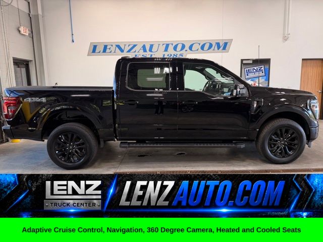 Agate Black Metallic 2025 Ford F-150 Pickup Truck Four-Wheel Drive Automatic