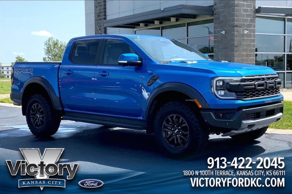 Velocity Blue Metallic 2024 Ford Ranger Pickup Truck Four-Wheel Drive Automatic