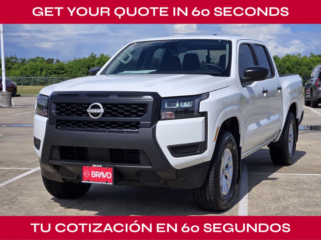 2026 Nissan Frontier S White at Gullo Toyota