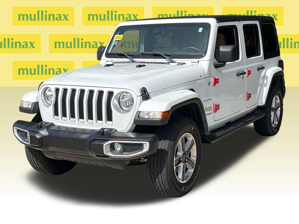 Certified Used 2021 White Jeep Unlimited Sahara image 12