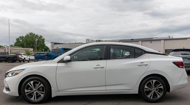 2023 Nissan Sentra SV White at John Sisson Motors