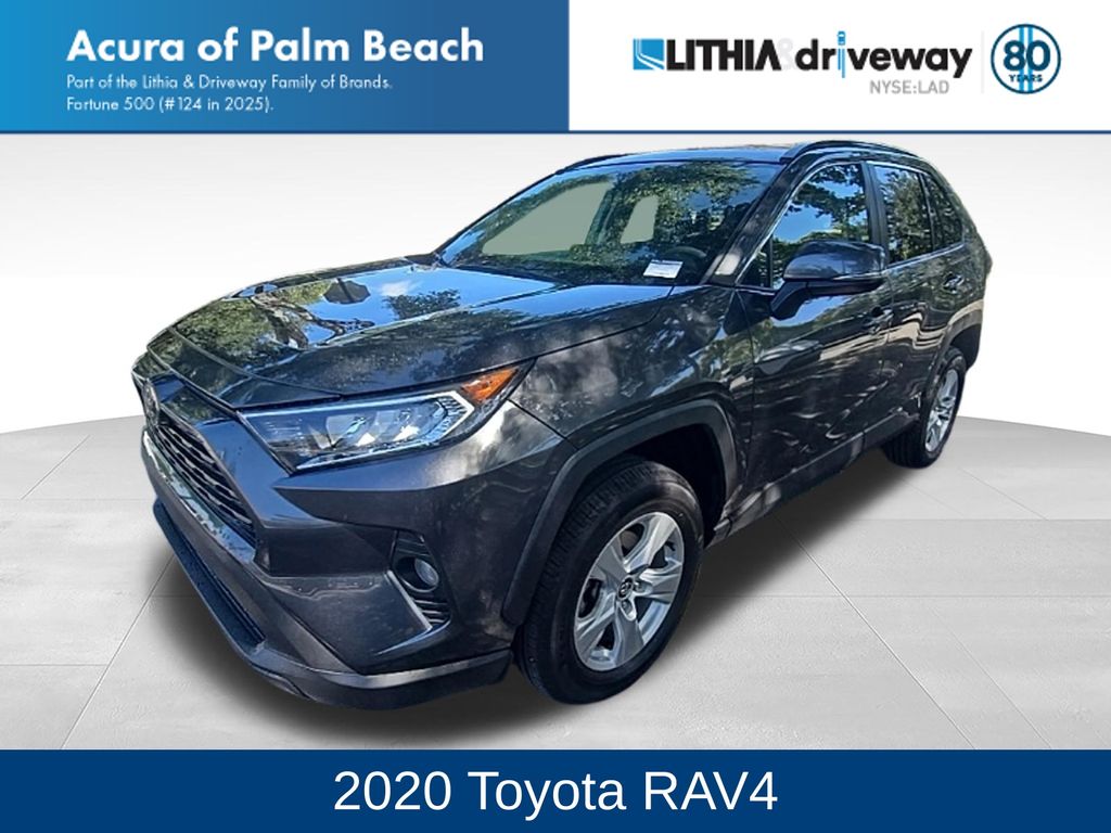 Magnetic Gray Metallic 2020 Toyota RAV4 SUV / Crossover Front-Wheel Drive 8-Speed Automatic