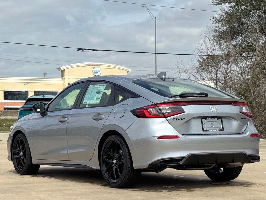 2026 Honda Civic Sport Silver at DeMontrond Auto Country