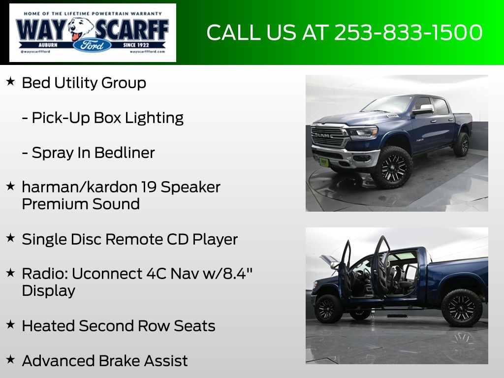 2019 Ram 1500 Laramie Crew Cab 4x4 5'7" Box