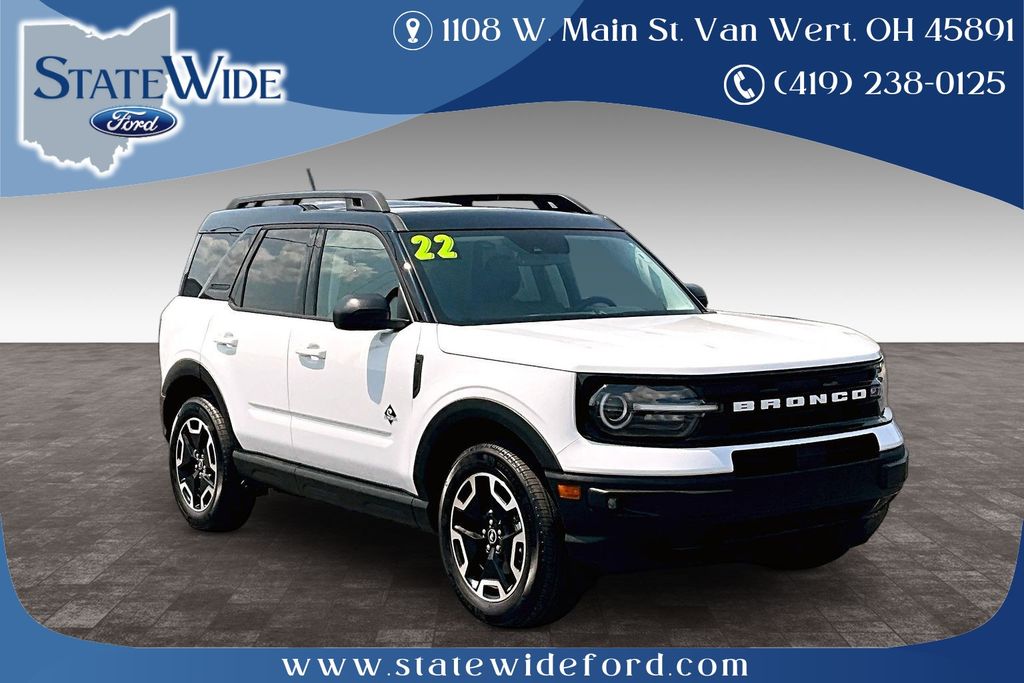 Oxford White 2022 Ford Bronco Sport SUV / Crossover All-Wheel Drive 8-Speed Automatic