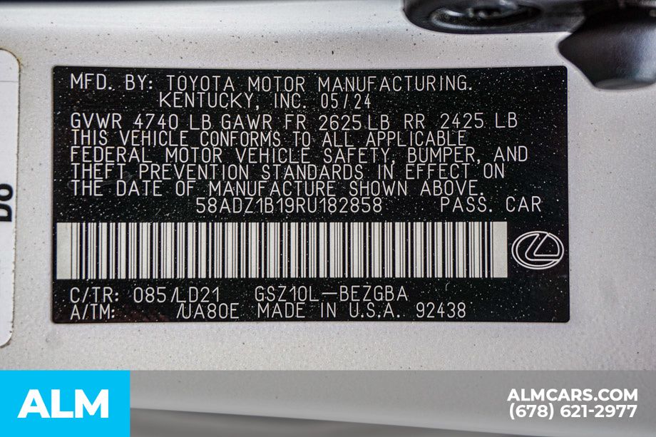 Used 2024 White Lexus 350 image 64