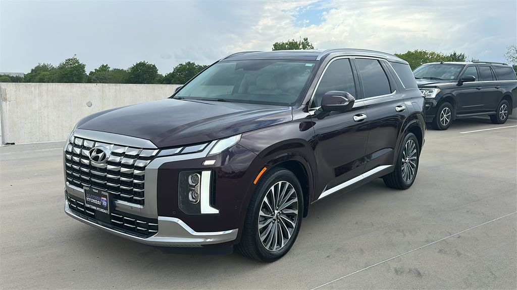 2024 Hyundai Palisade Calligraphy Red at Don McGill Toyota