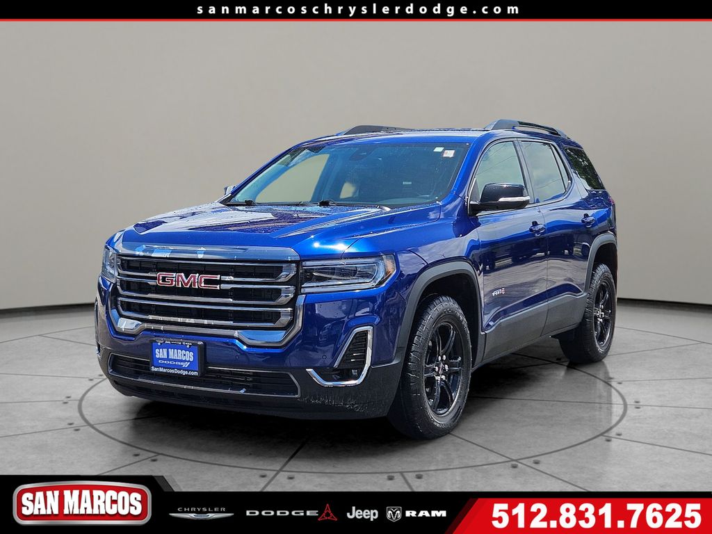 Ultra Blue Metallic 2023 GMC Acadia AT4 AWD SUV / Crossover Four-Wheel Drive 9-Speed Automatic