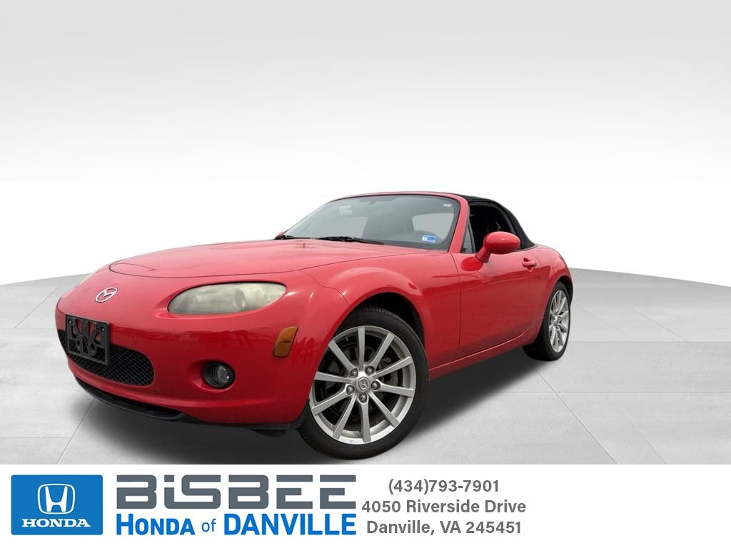 True Red 2006 Mazda MX-5 Miata Convertible Rear-Wheel Drive 6-Speed Manual Overdrive