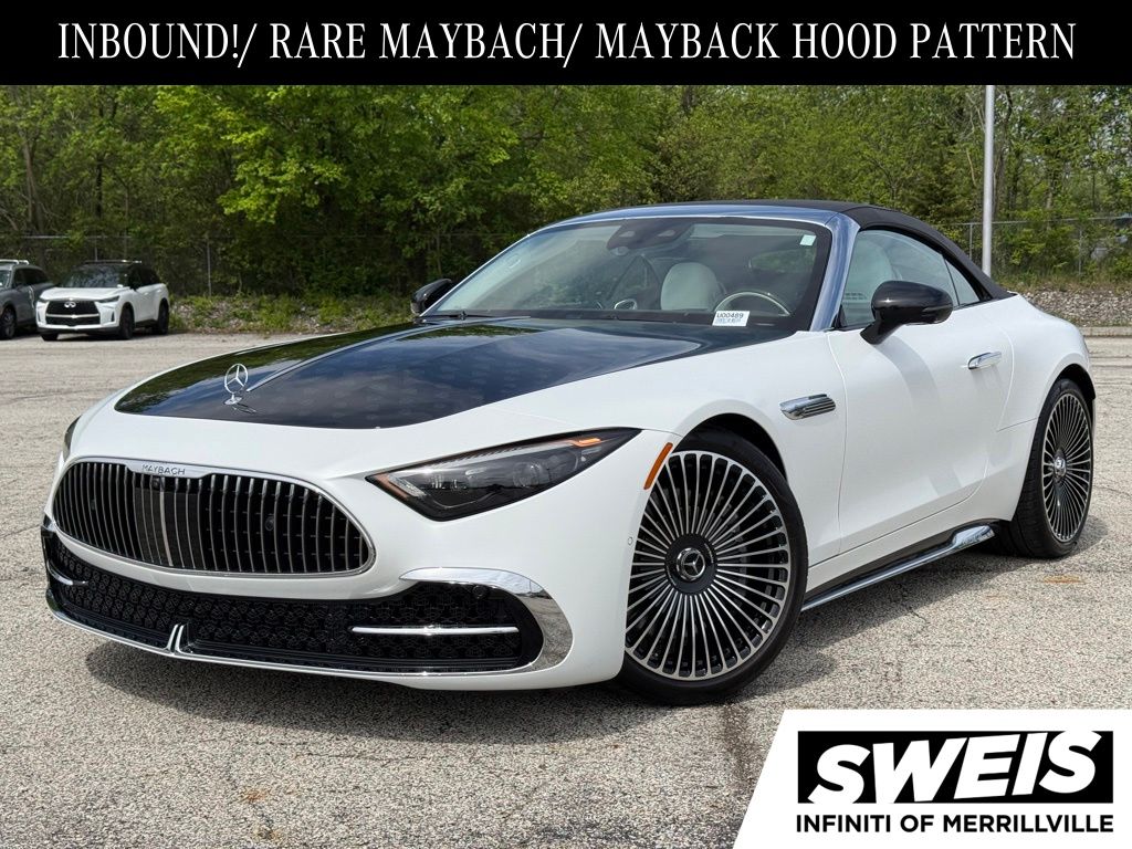 MANUFAKTUR Moonlight White Magno 2026 Mercedes-Benz SL-Class Mercedes-Maybach SL 680 Monogram Series 4MATIC Convertible All-Wheel Drive 9-Speed Automatic
