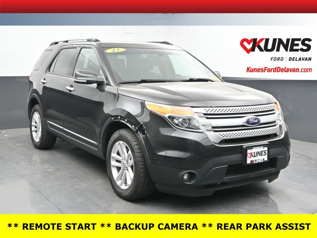 Tuxedo Black Metallic 2015 Ford Explorer XLT SUV / Crossover Front-Wheel Drive 6-Speed Automatic