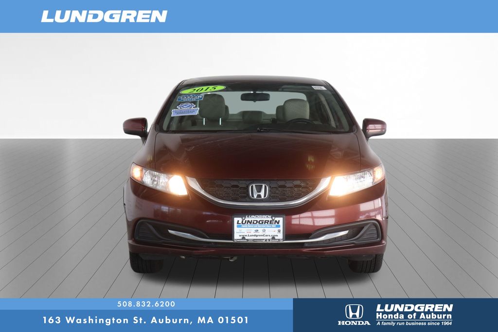 Used 2015 Honda Civic LX with VIN 19XFB2F59FE238058 for sale in Auburn, MA