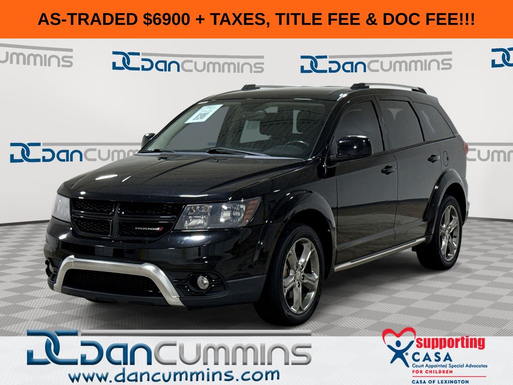 Pitch Black Clearcoat 2017 Dodge Journey SUV / Crossover Front-Wheel Drive 4-Speed Automatic