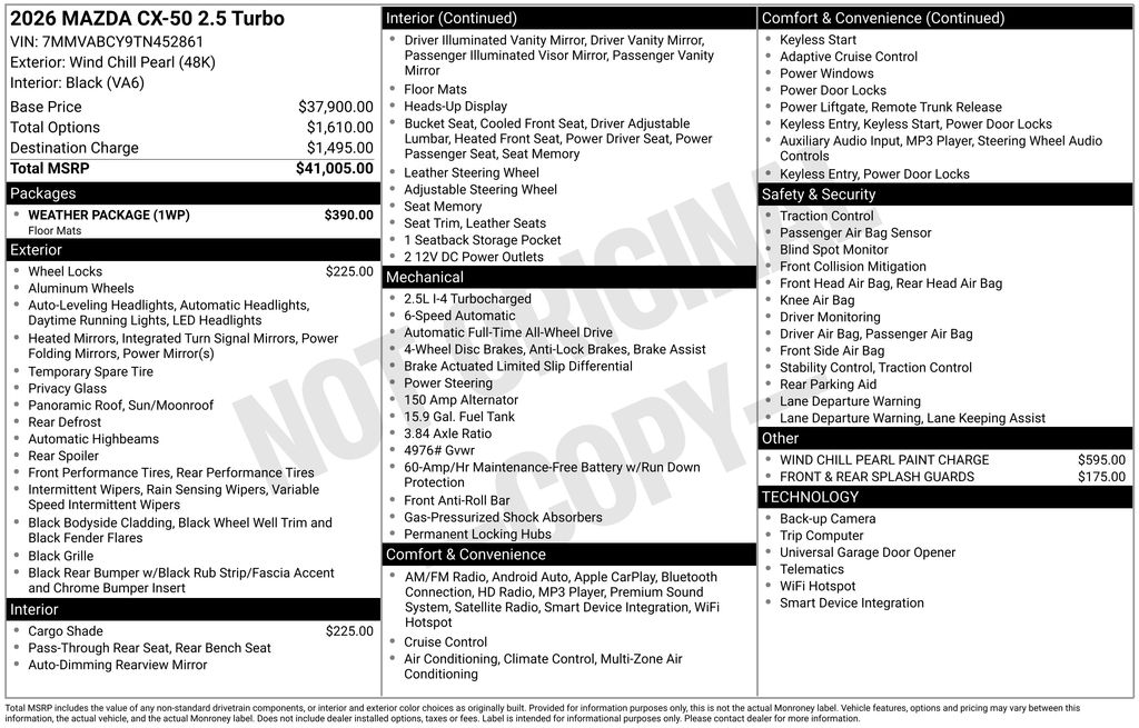 2026 Mazda CX-50 Turbo - Photo 37