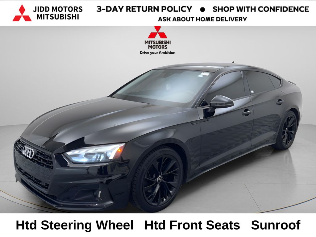 Brilliant Black 2023 Audi A5 Sportback Sedan All-Wheel Drive 7-Speed Automatic