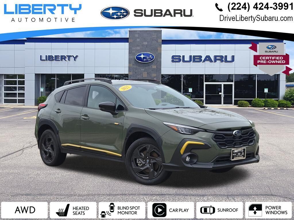 Alpine Green 2025 Subaru Crosstrek Sport AWD SUV / Crossover All-Wheel Drive Continuously Variable Transmission