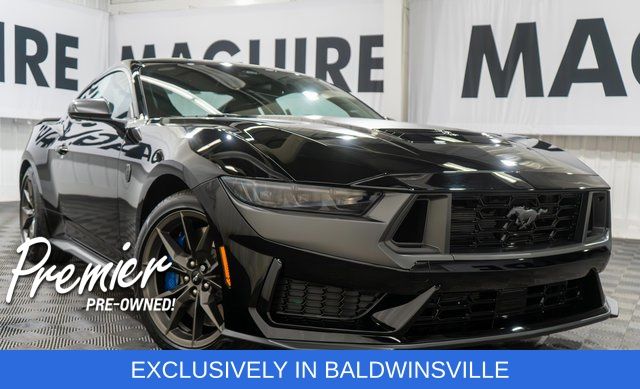 Shadow Black 2025 Ford Mustang Coupe Rear-Wheel Drive Automatic