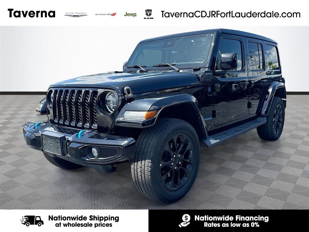 Black Clearcoat 2021 Jeep Wrangler 4xe High Altitude 4WD SUV / Crossover Four-Wheel Drive 8-Speed Automatic