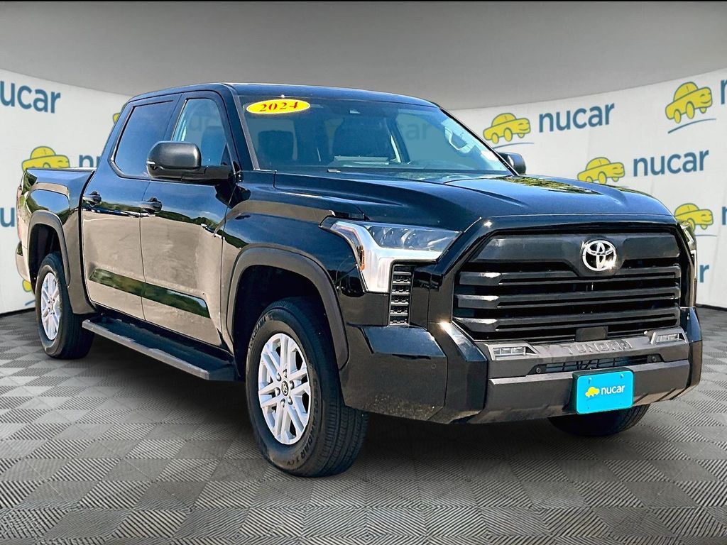 Midnight Black Metallic 2024 Toyota Tundra Pickup Truck Four-Wheel Drive Automatic