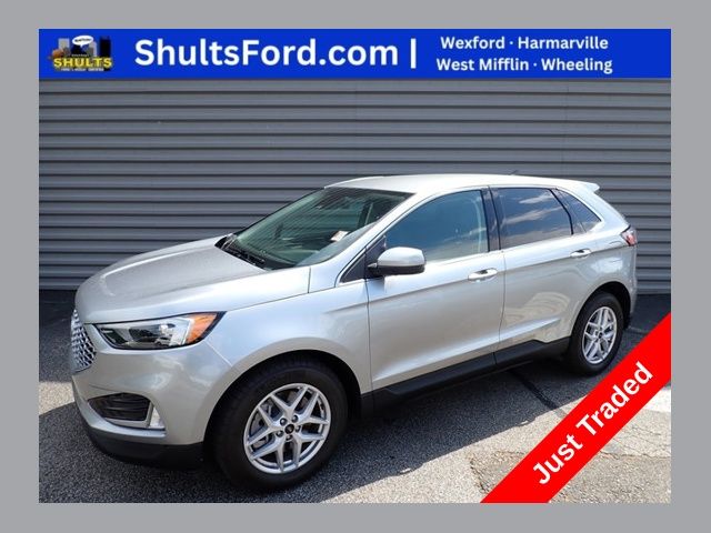 Silver Metallic 2023 Ford Edge SUV / Crossover All-Wheel Drive 8-Speed Automatic