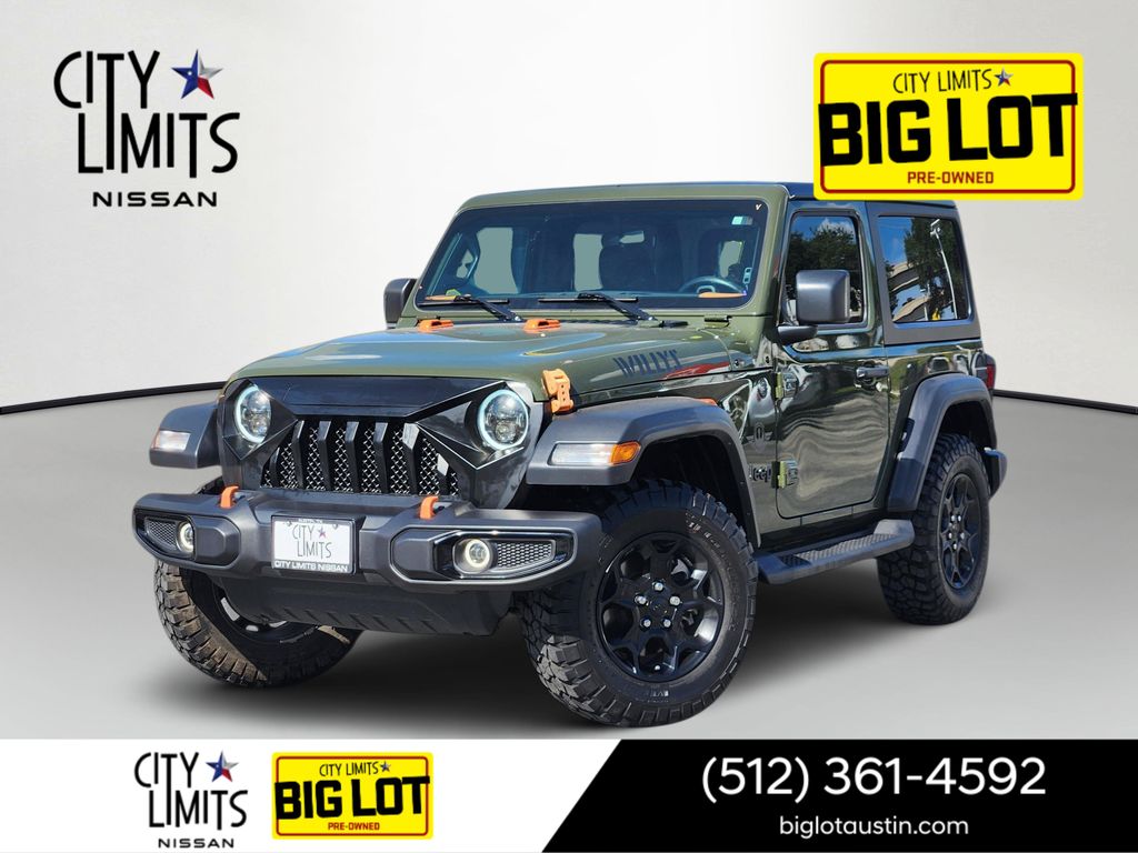Sarge Green Clearcoat 2023 Jeep Wrangler SUV / Crossover Four-Wheel Drive 8-Speed Automatic