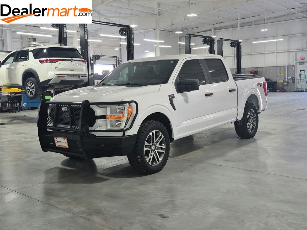 Oxford White 2021 Ford F-150 XL SuperCrew 4WD Pickup Truck Four-Wheel Drive Automatic