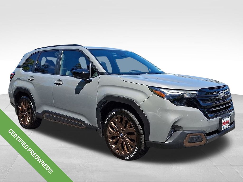 River Rock Pearl 2025 Subaru Forester SUV / Crossover All-Wheel Drive Continuously Variable Transmission