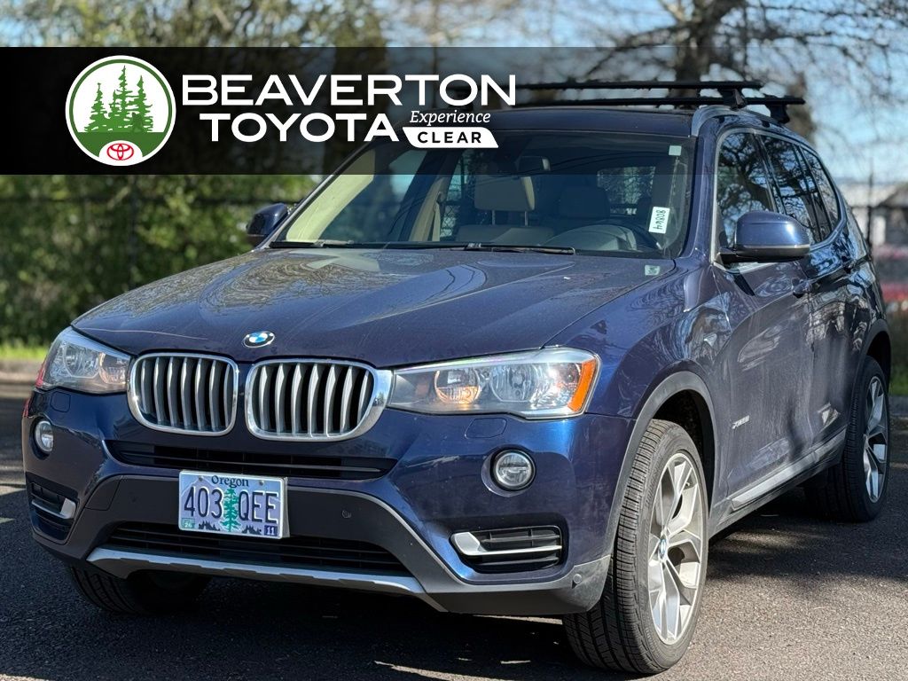 Deep Sea Blue Metallic 2016 BMW X3 xDrive28i AWD SUV / Crossover All-Wheel Drive 8-Speed Automatic