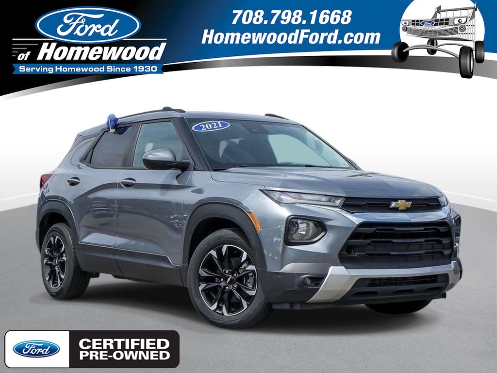 Gray (Satin Steel Metallic) 2021 Chevrolet Trailblazer SUV / Crossover Front-Wheel Drive Continuously Variable Transmission