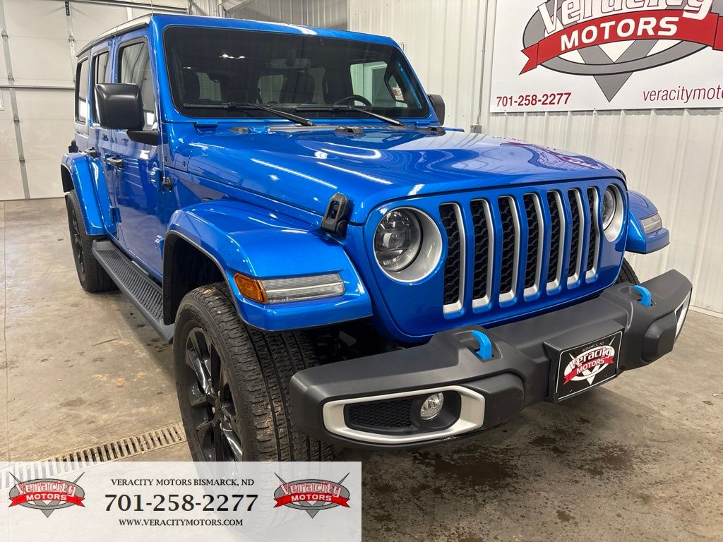 Hydro Blue Pearl Coat 2023 Jeep Wrangler 4xe SUV / Crossover Four-Wheel Drive 8-Speed Automatic