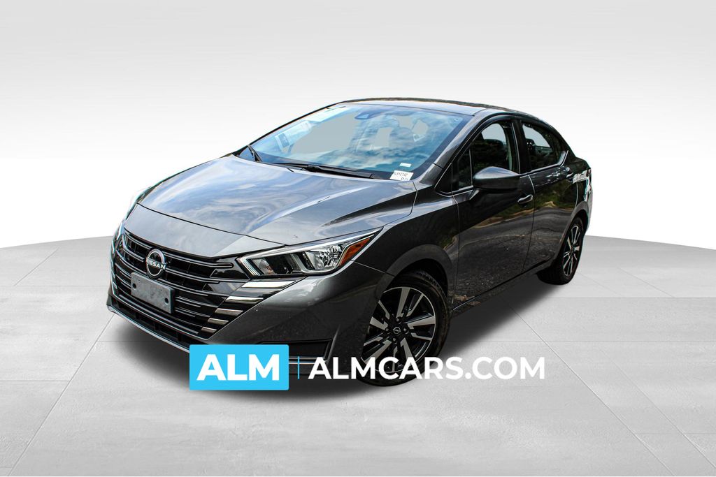 Gray (Gun Metallic) 2024 Nissan Versa Sedan Front-Wheel Drive Continuously Variable Transmission
