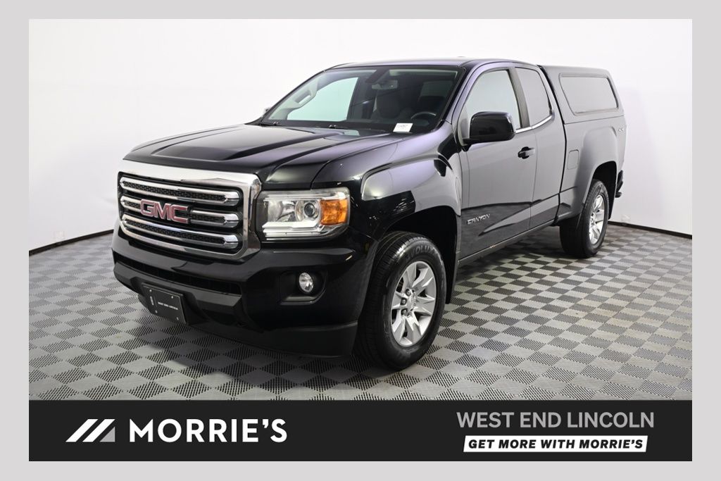 Onyx Black 2018 GMC Canyon Pickup Truck Four-Wheel Drive 8-Speed Automatic