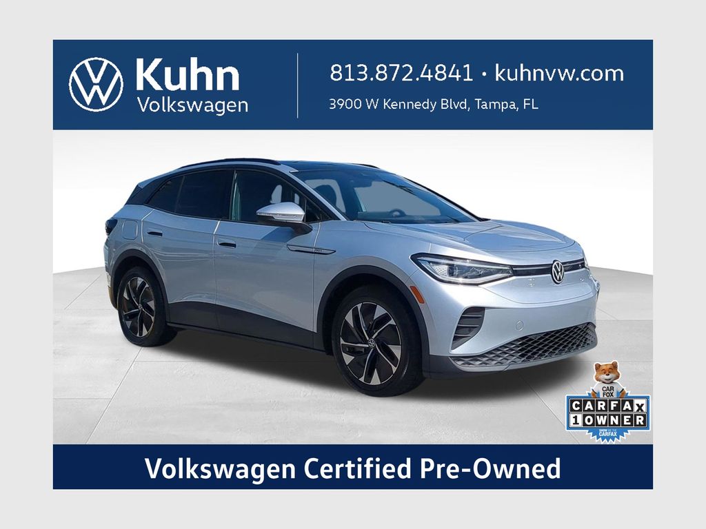 Scale Silver Metallic 2022 Volkswagen ID.4 SUV / Crossover Rear-Wheel Drive Automatic