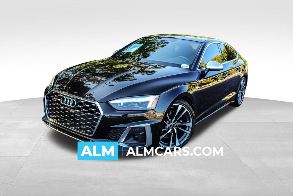 Black 2022 Audi S5 Sportback Sedan All-Wheel Drive 8-Speed Automatic