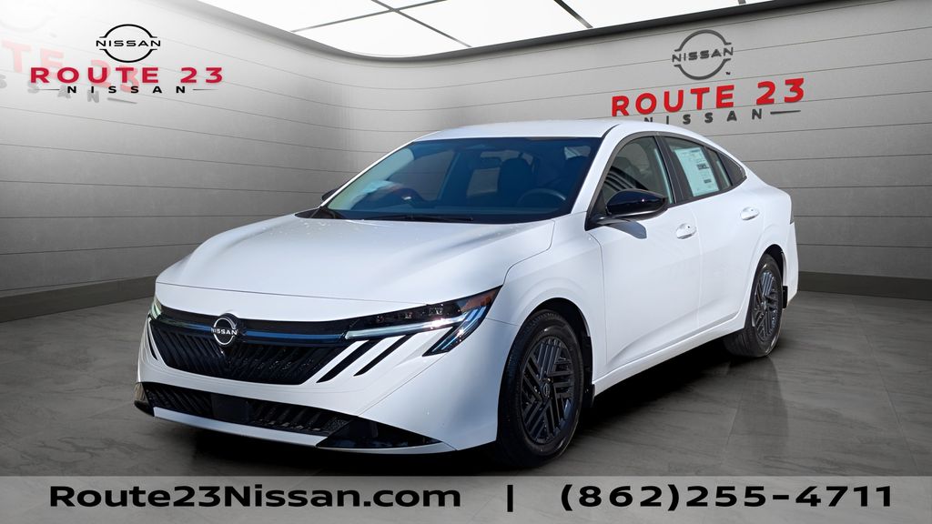 White (Fresh Powder) 2027 Nissan Sentra Sedan Front-Wheel Drive Continuously Variable Transmission