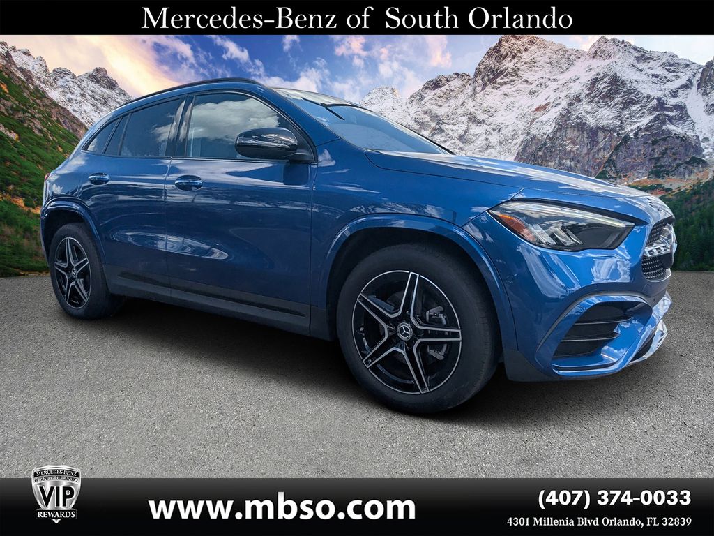 Starling Blue Metallic 2024 Mercedes-Benz GLA SUV / Crossover Front-Wheel Drive 8-Speed Dual Clutch