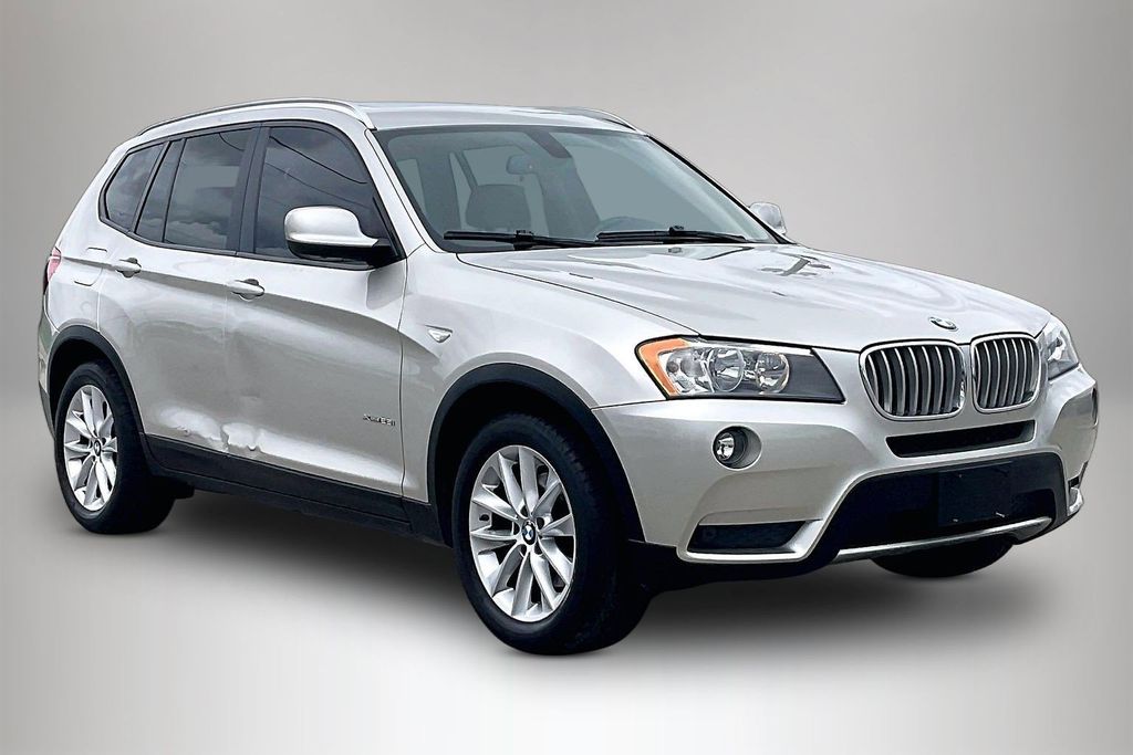 Mineral Silver Metallic 2013 BMW X3 xDrive28i AWD SUV / Crossover All-Wheel Drive 8-Speed Automatic