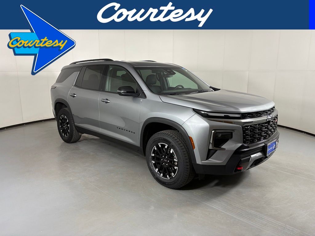 Sterling Gray Metallic 2025 Chevrolet Traverse SUV / Crossover Four-Wheel Drive 8-Speed Automatic