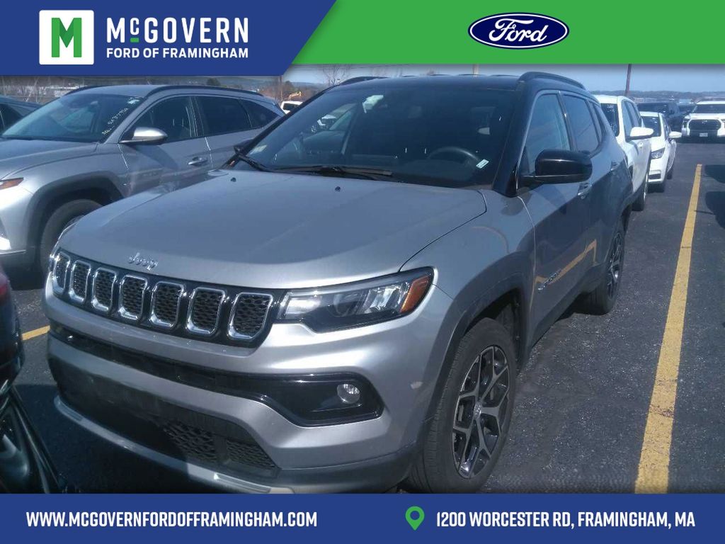 Silver Zynith Metallic Clearcoat 2024 Jeep Compass Limited 4WD SUV / Crossover Four-Wheel Drive 8-Speed Automatic