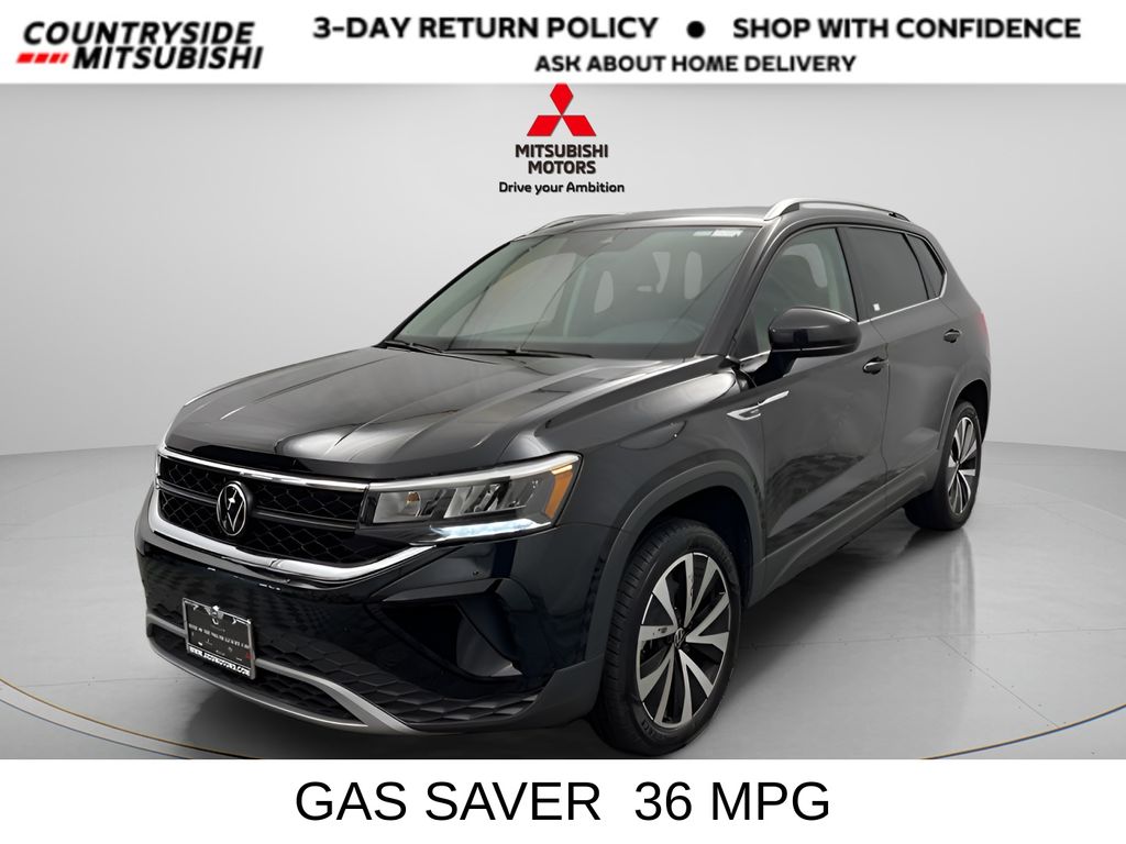 Deep Black Pearl 2024 Volkswagen Taos SE FWD SUV / Crossover Front-Wheel Drive 8-Speed Automatic