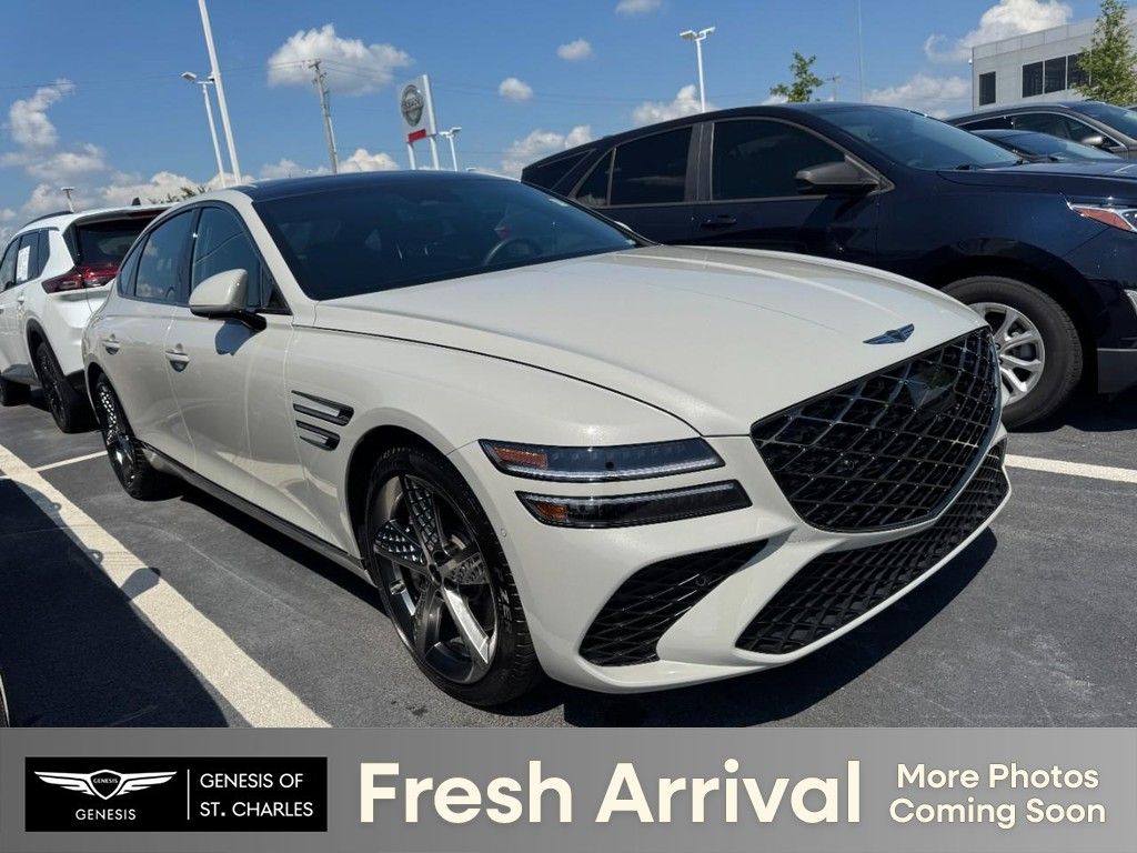 Vatna Gray 2026 Genesis G80 Sedan All-Wheel Drive 8-Speed Automatic