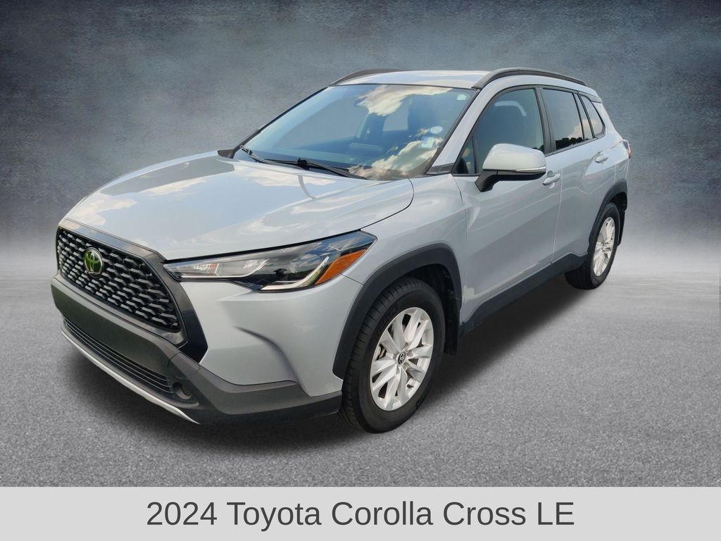 Silver 2024 Toyota Corolla Cross SUV / Crossover Front-Wheel Drive Continuously Variable Transmission