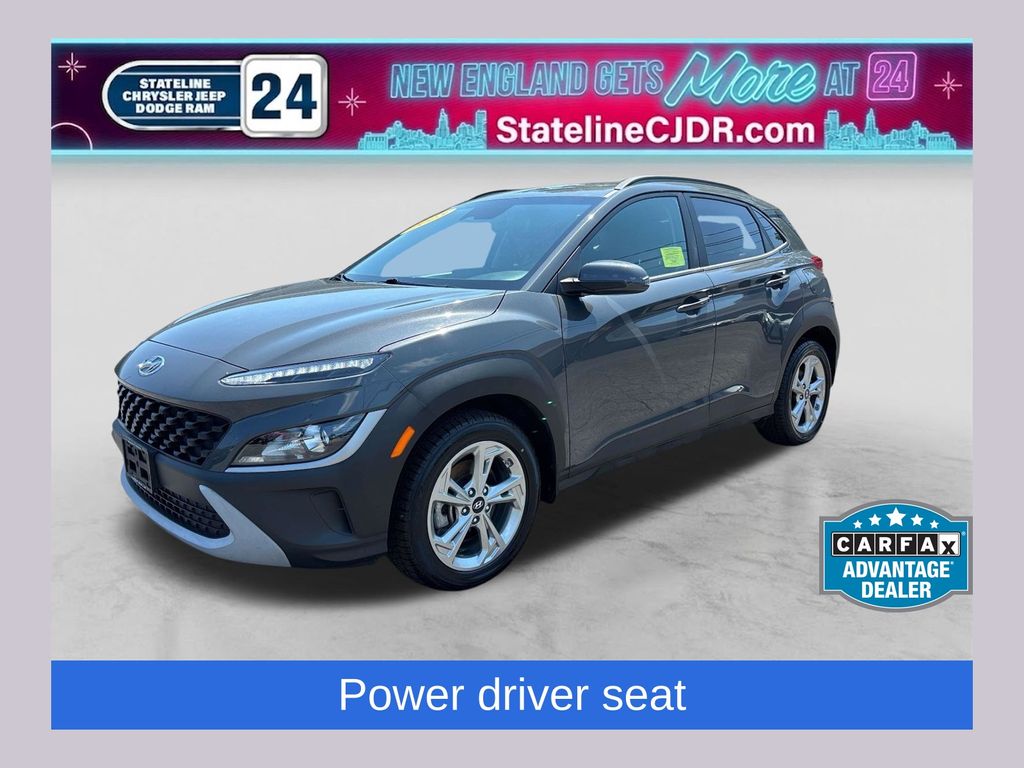 Ecotronic Gray 2023 Hyundai Kona SUV / Crossover All-Wheel Drive Continuously Variable Transmission
