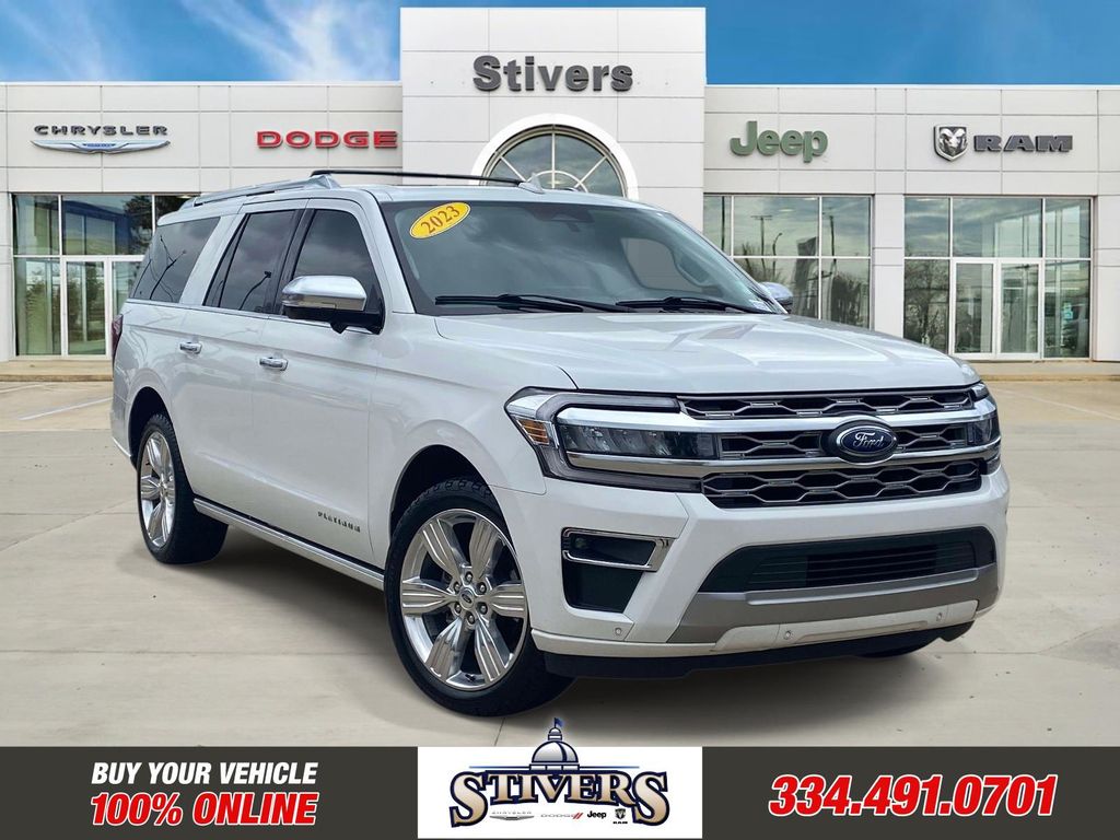 White Metallic 2023 Ford Expedition SUV / Crossover 4X2 Automatic
