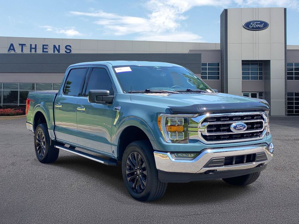 Area 51 Blue 2023 Ford F-150 Pickup Truck Four-Wheel Drive Automatic