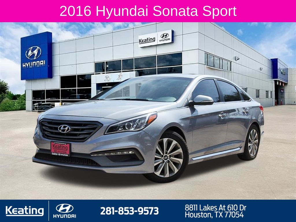 Shale Gray Metallic 2016 Hyundai Sonata Sedan Front-Wheel Drive 6-Speed Automatic