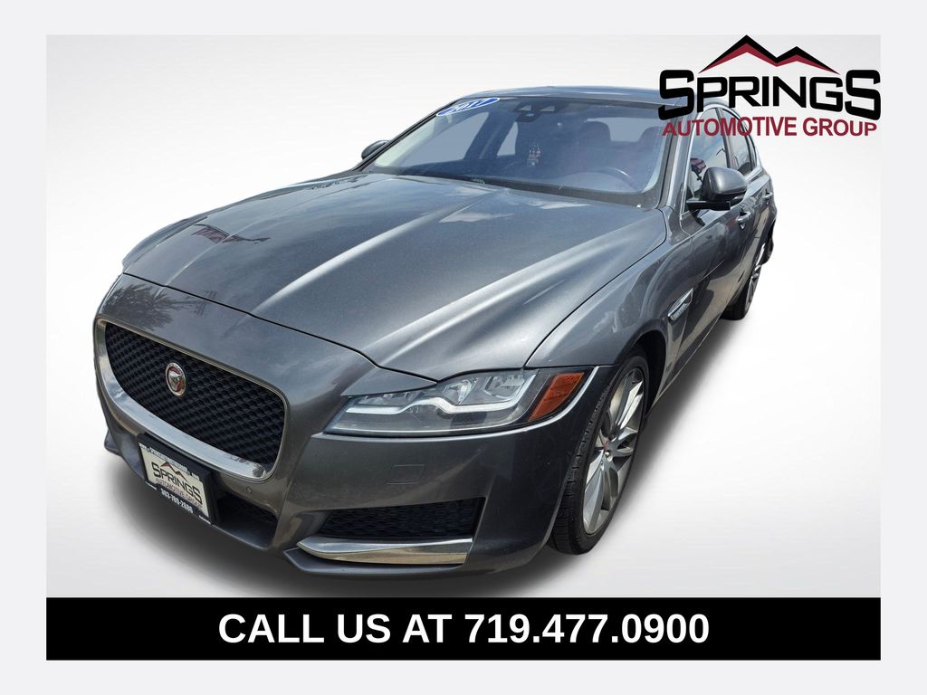 Gray 2017 Jaguar XF 35t Prestige AWD Sedan All-Wheel Drive 8-Speed Automatic