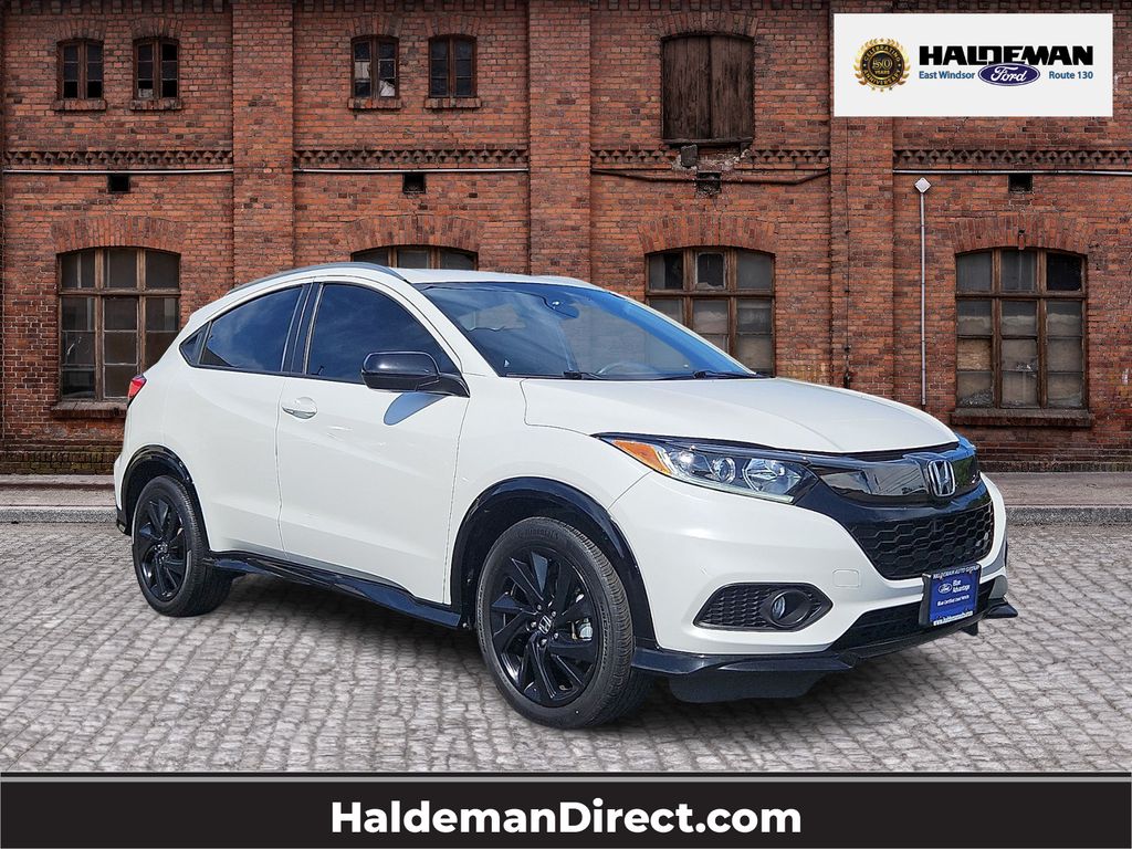 Platinum White 2022 Honda HR-V Sport AWD SUV / Crossover All-Wheel Drive Continuously Variable Transmission