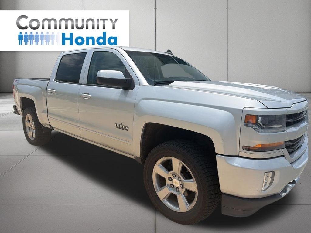 2018 Chevrolet Silverado 1500 LT Silver at Texan Dodge Chrysler Jeep Ram